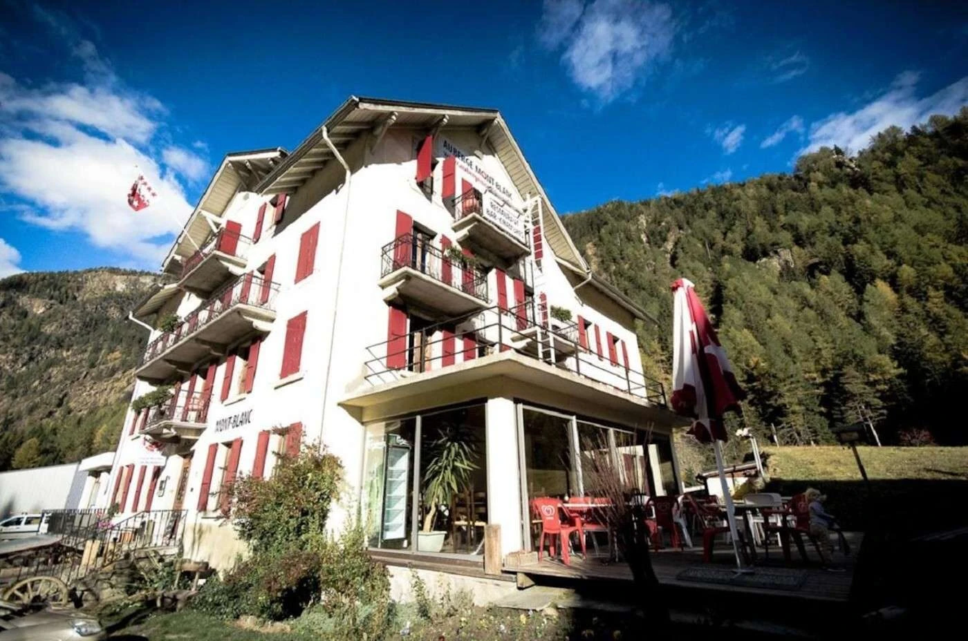Auberge Mont-Blanc Trientin kylässä