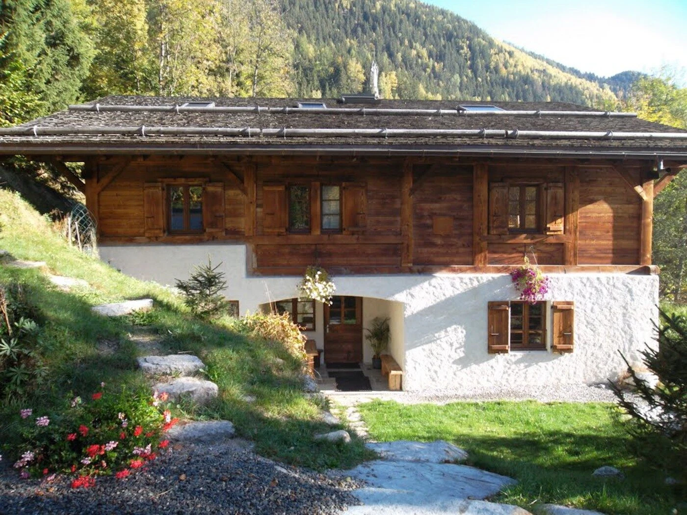 Chalet Les Méandres Les Houchesissa, Tour du Mont-Blancin lähtöpiste