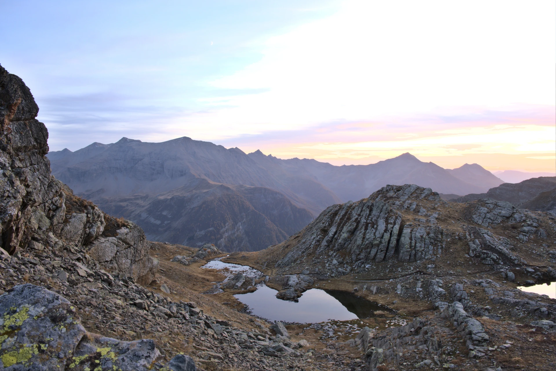 Lac des Pisses Prapicin yläpuolella