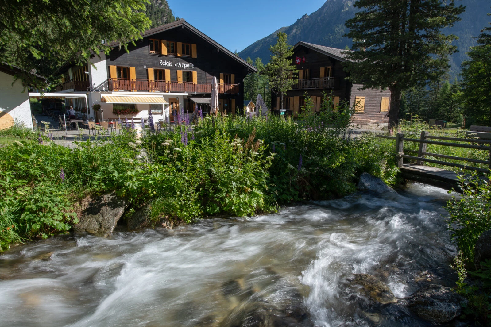 Relais d'Arpette Fenêtre d'Arpetten juurella
